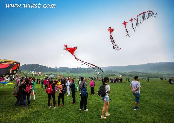 仙女山舉辦西南最大風箏盛會 7國頂尖高手同場競技